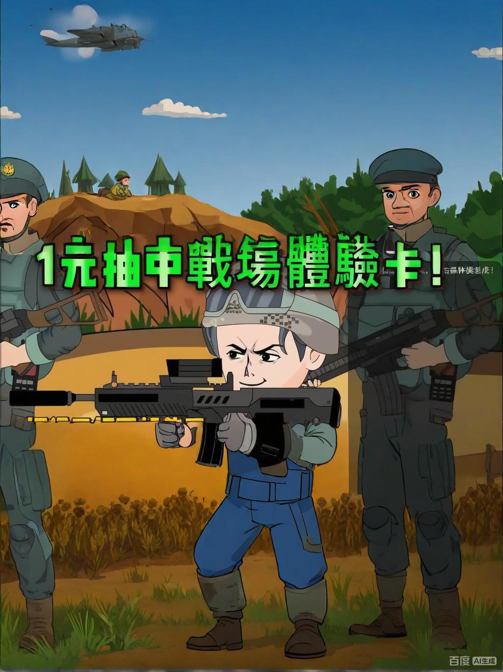 【沙雕漫】1元抽中戰場體驗卡封面图