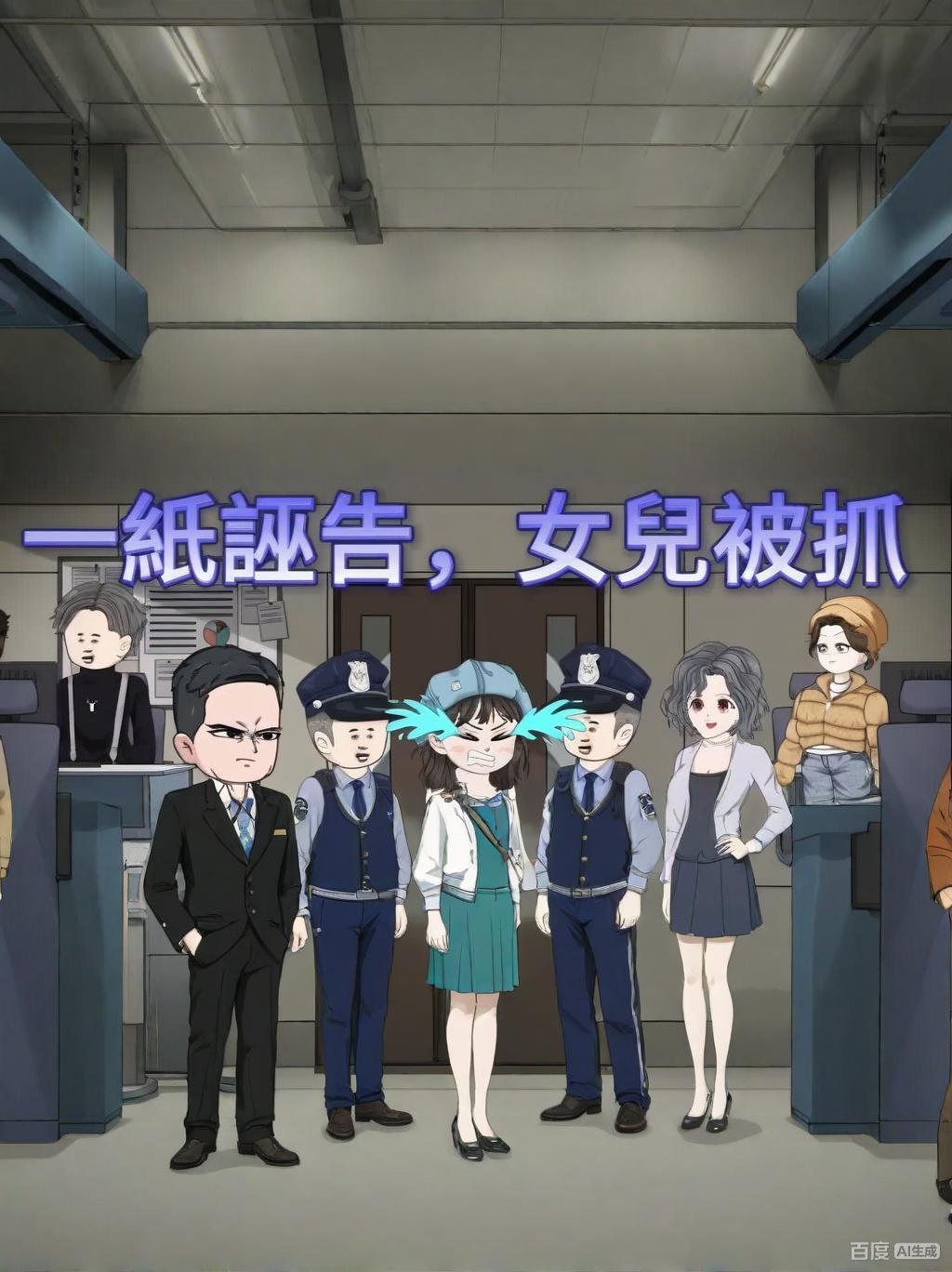 【沙雕漫】一紙誣告，女兒被抓封面图