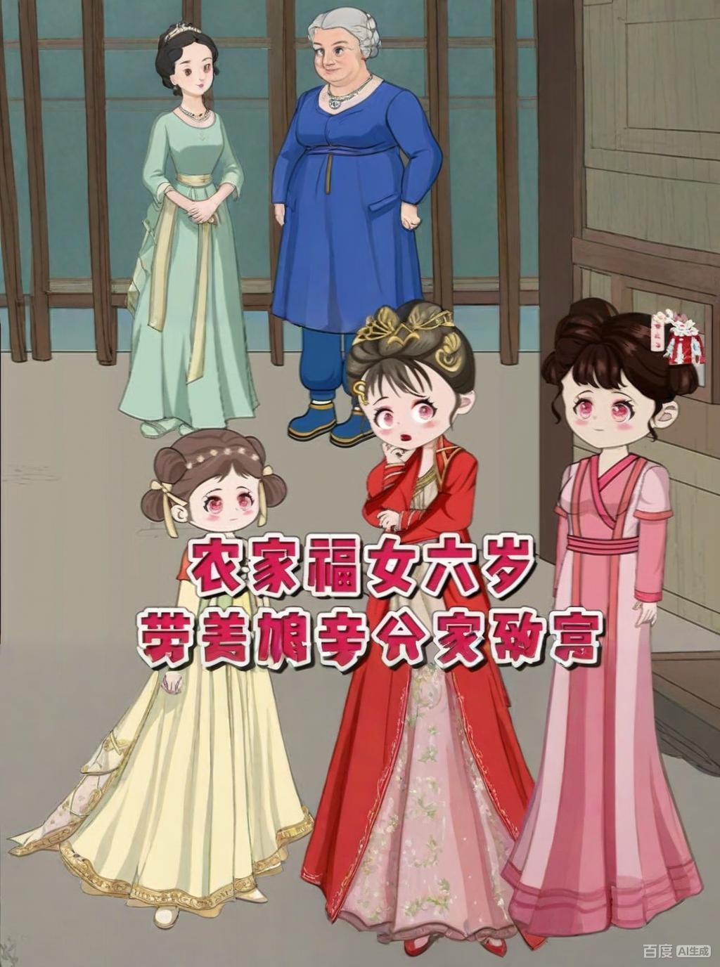 【古装漫】农家福女六岁，带着娘亲分家致富封面图