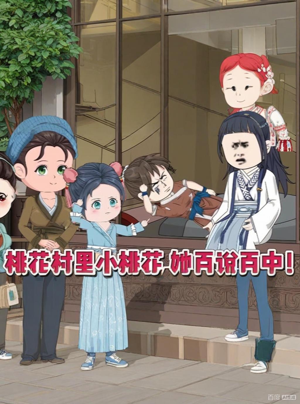 【穿越漫】桃花村里小桃花，她百说百中！封面图