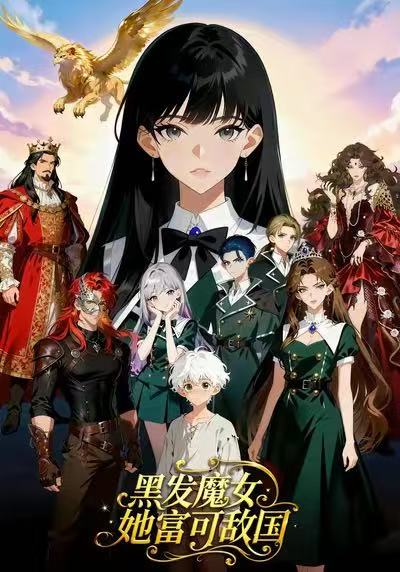 黑发魔女她富可敌国封面图