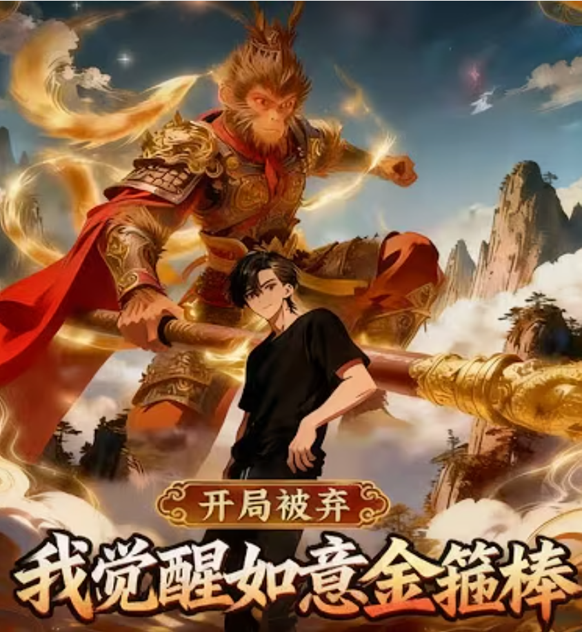 【AI漫剧】开局被弃，我觉醒如意金箍棒封面图