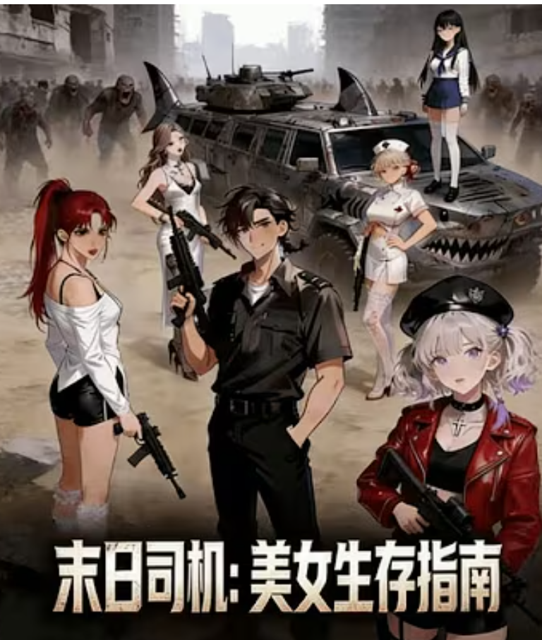 【AI漫剧】末日司机：美女生存指南封面图