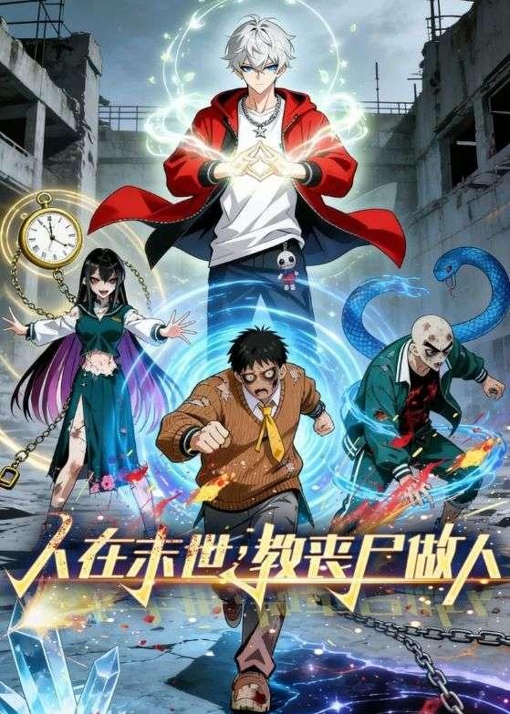 人在末世，教丧尸做人封面图