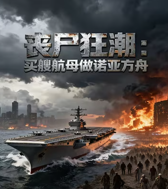 【AI漫剧】丧尸狂潮：买艘航母做诺亚方舟封面图