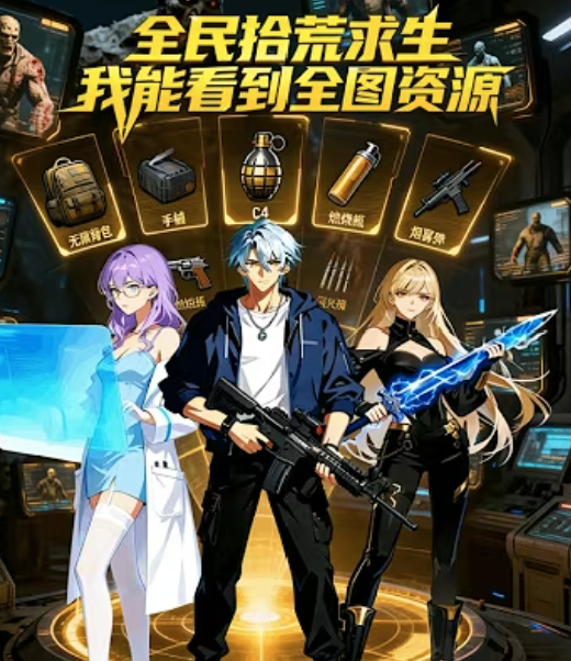 【动态漫】全民拾荒求生 我能看到全图资源封面图