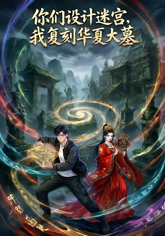 你们设计迷宫，我复刻华夏大墓封面图