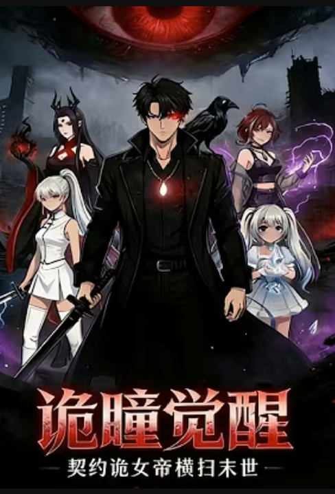【动态漫】诡瞳觉醒，契约诡女帝横扫末世封面图