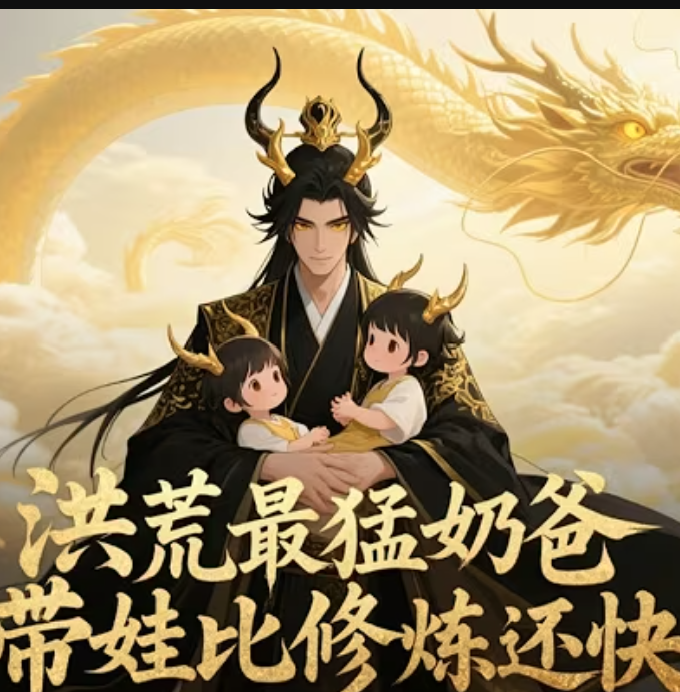 【修仙漫】洪荒最猛奶爸，带娃比修炼还快封面图