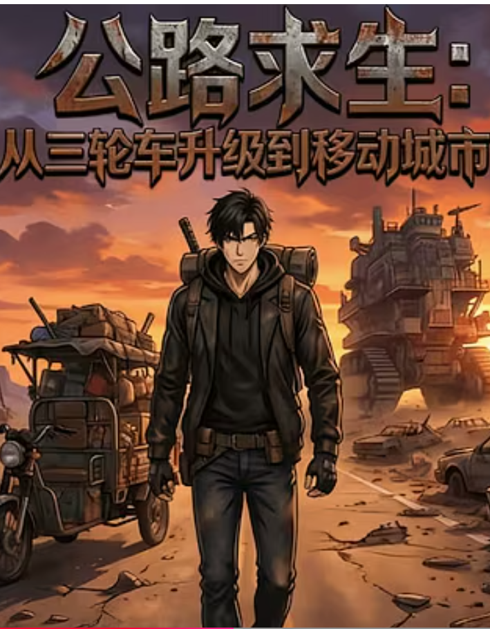 【动态漫】公路求生：从三轮车升级到移动城市封面图