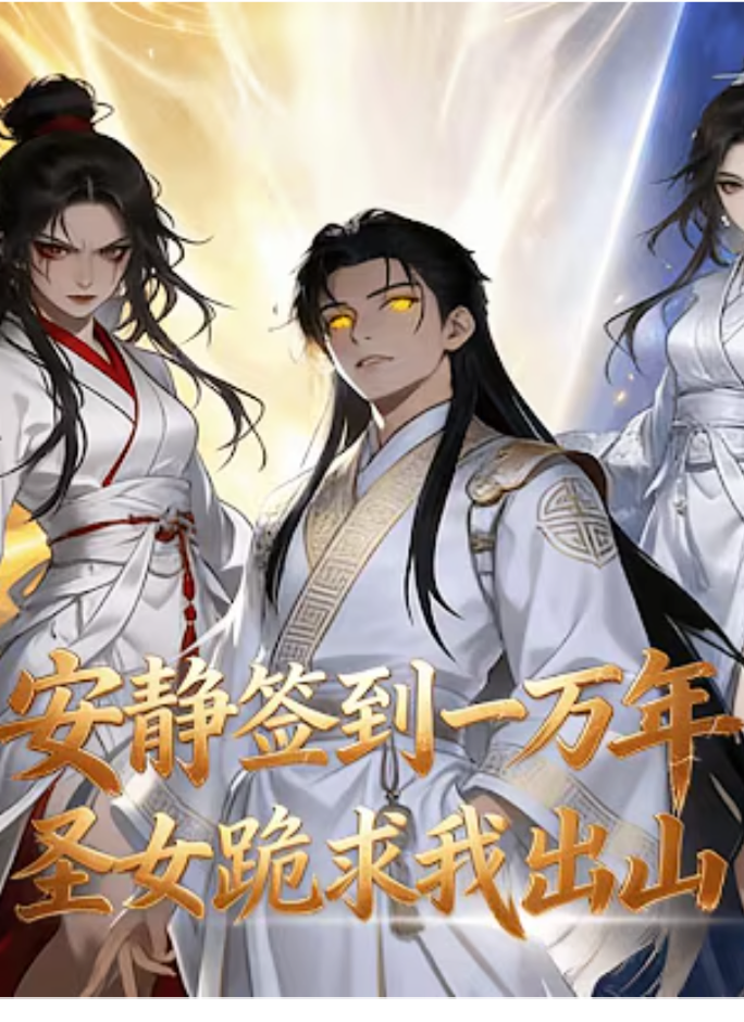 【修仙漫】安静签到一万年，圣女跪求我出山封面图