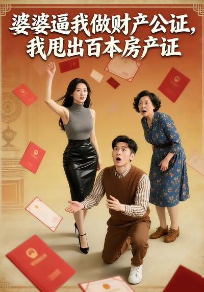 婆婆逼我做财产公证我甩出百本房产证