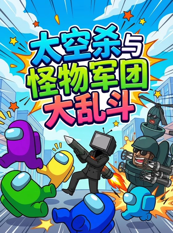 太空杀鱼怪物军团大乱斗