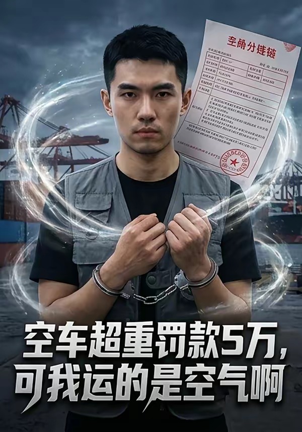 空车超重罚款五万可我运的是空气啊