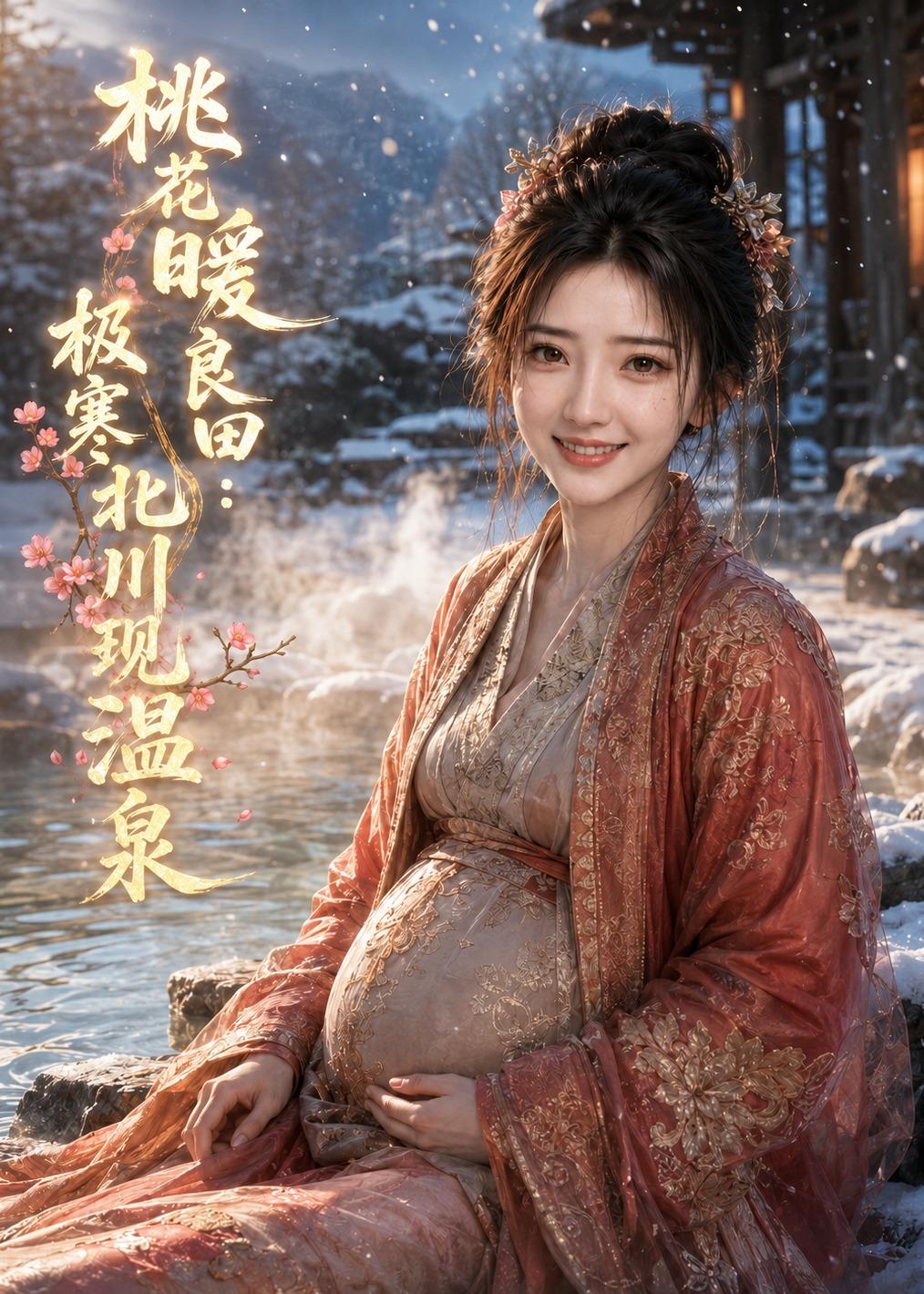 桃花暖良田：极寒北川现温泉封面图