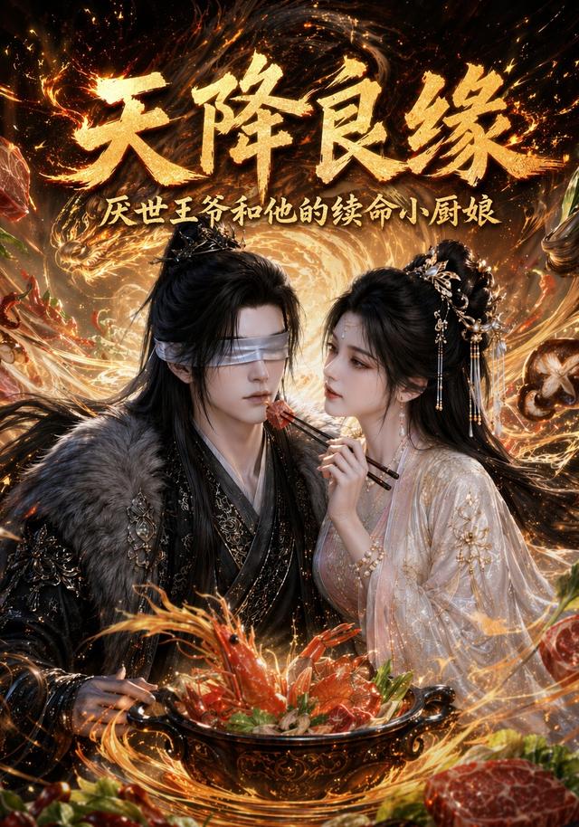 天降良缘：厌世王爷和他的续命小厨娘封面图